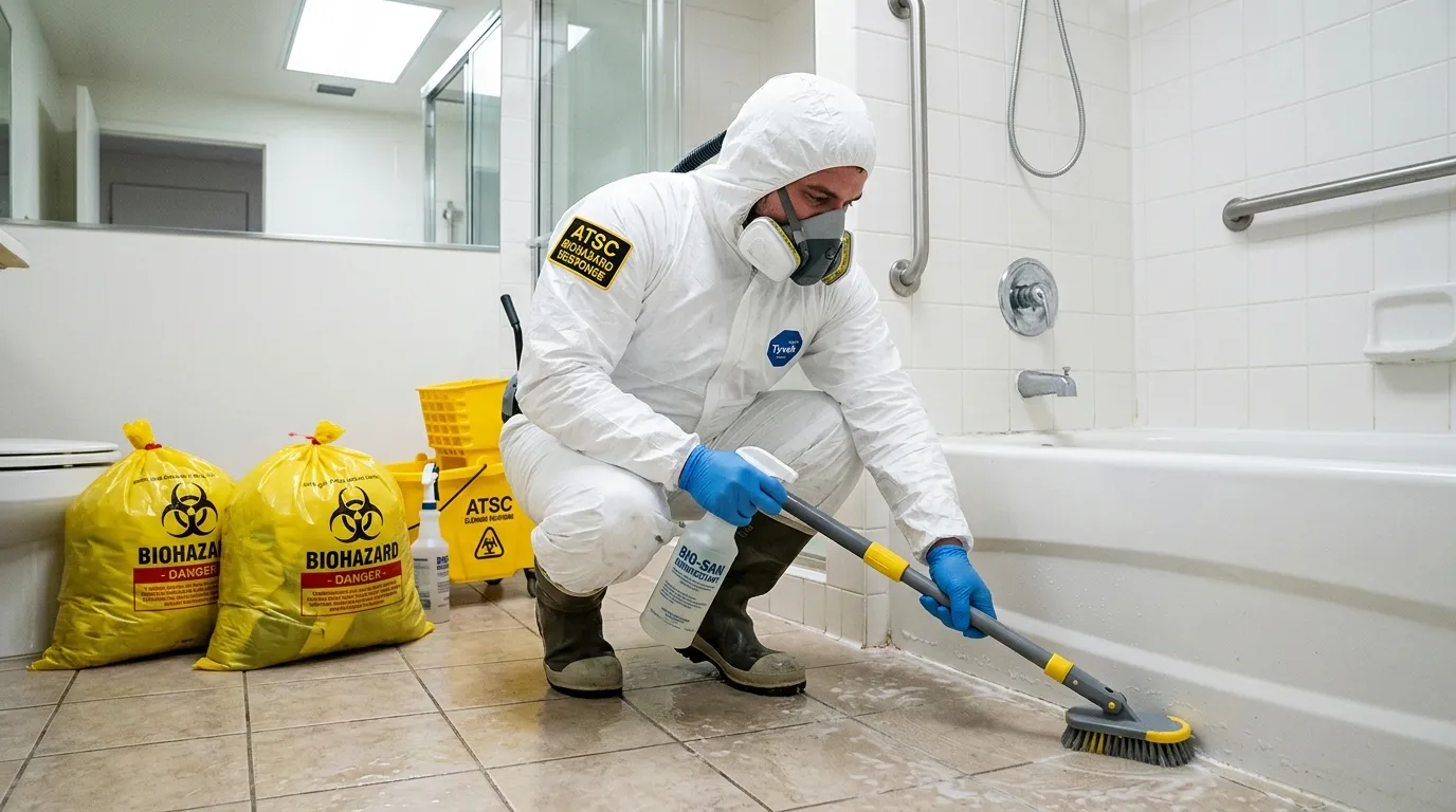 Decontamination equipment deployed for Blood Cleanup in Shaw